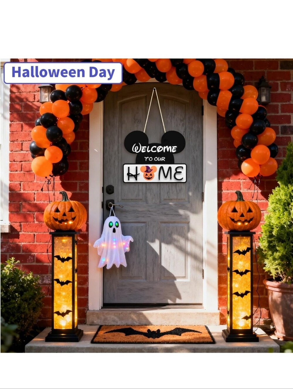 Cute Mouse Interchangeable Seasonal Welcome Sign - Picture 3 of 5